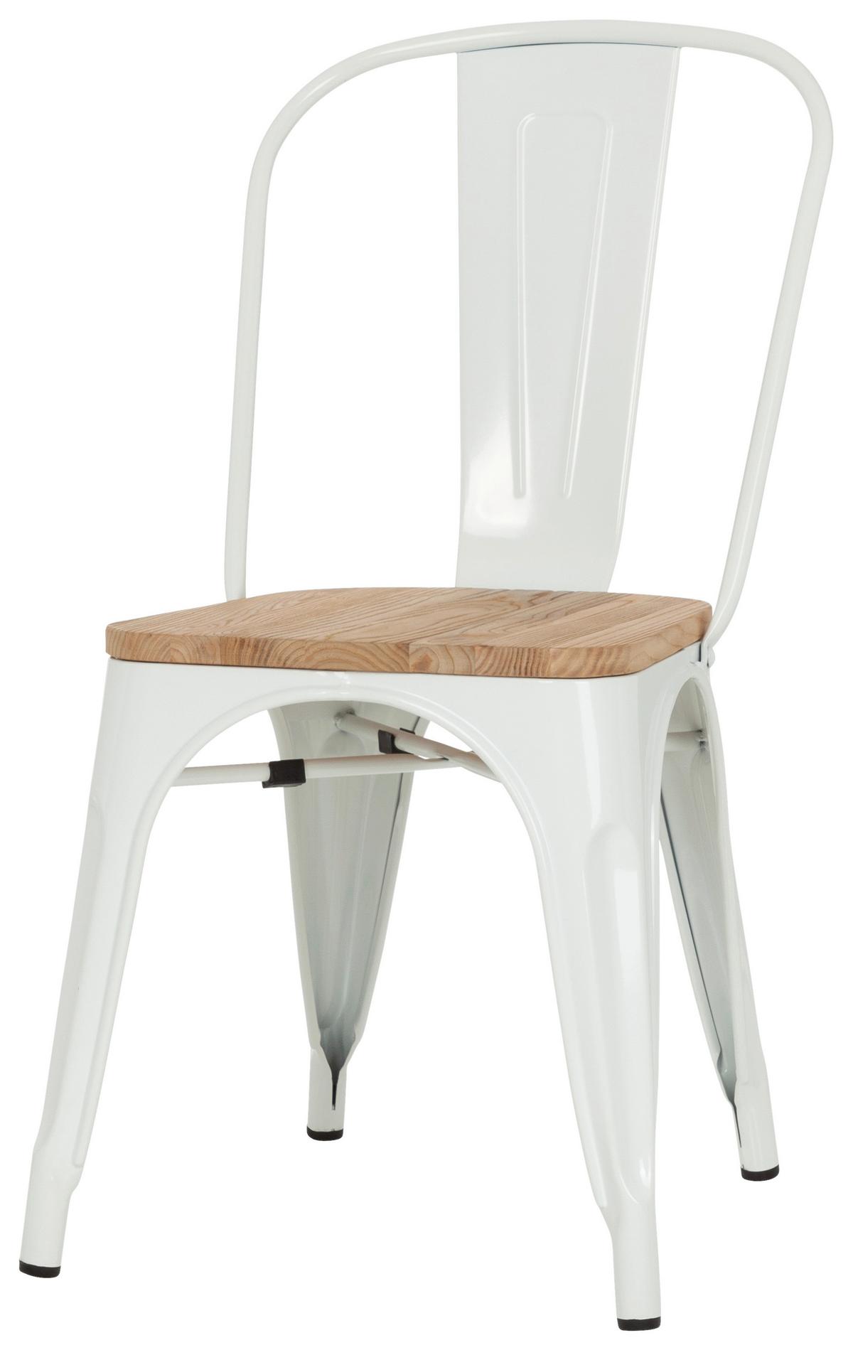 Stol Vantaggio Comfort W, Bela, Brest - bela/temno rjava, Basics, kovina/les (44/84/54cm) - MID.YOU