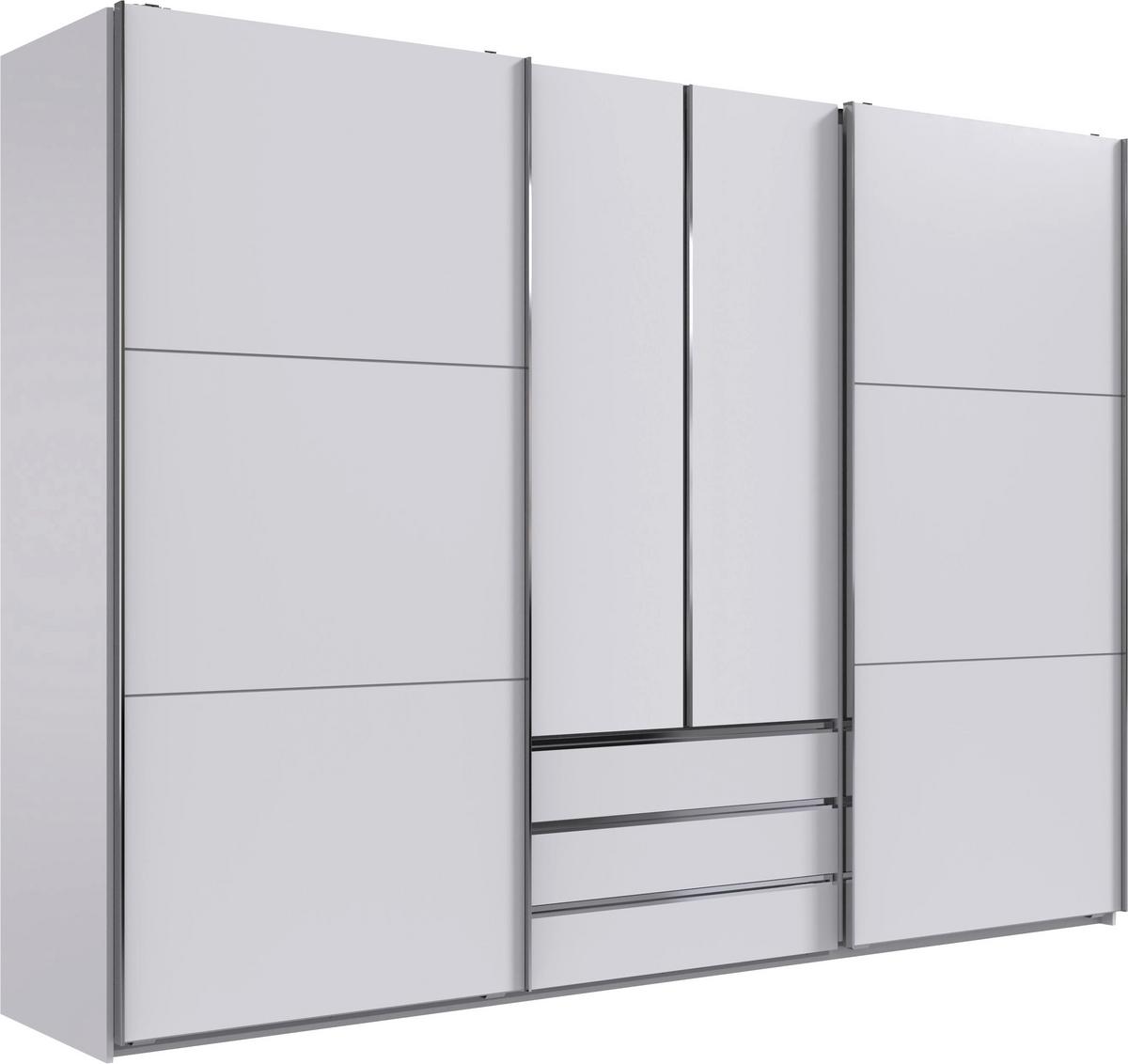 DULAP USI CULISANTE MAGIC - alb, Modern, material pe bază de lemn (300/216/65cm) - Premium Living