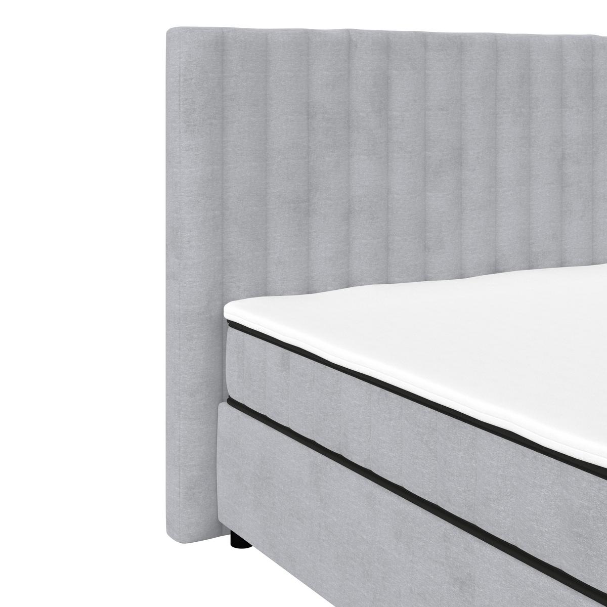 Box Krevet Maya C - siva/crna, Moderno, drvni materijal/drvo (160/200cm) - Modern Living