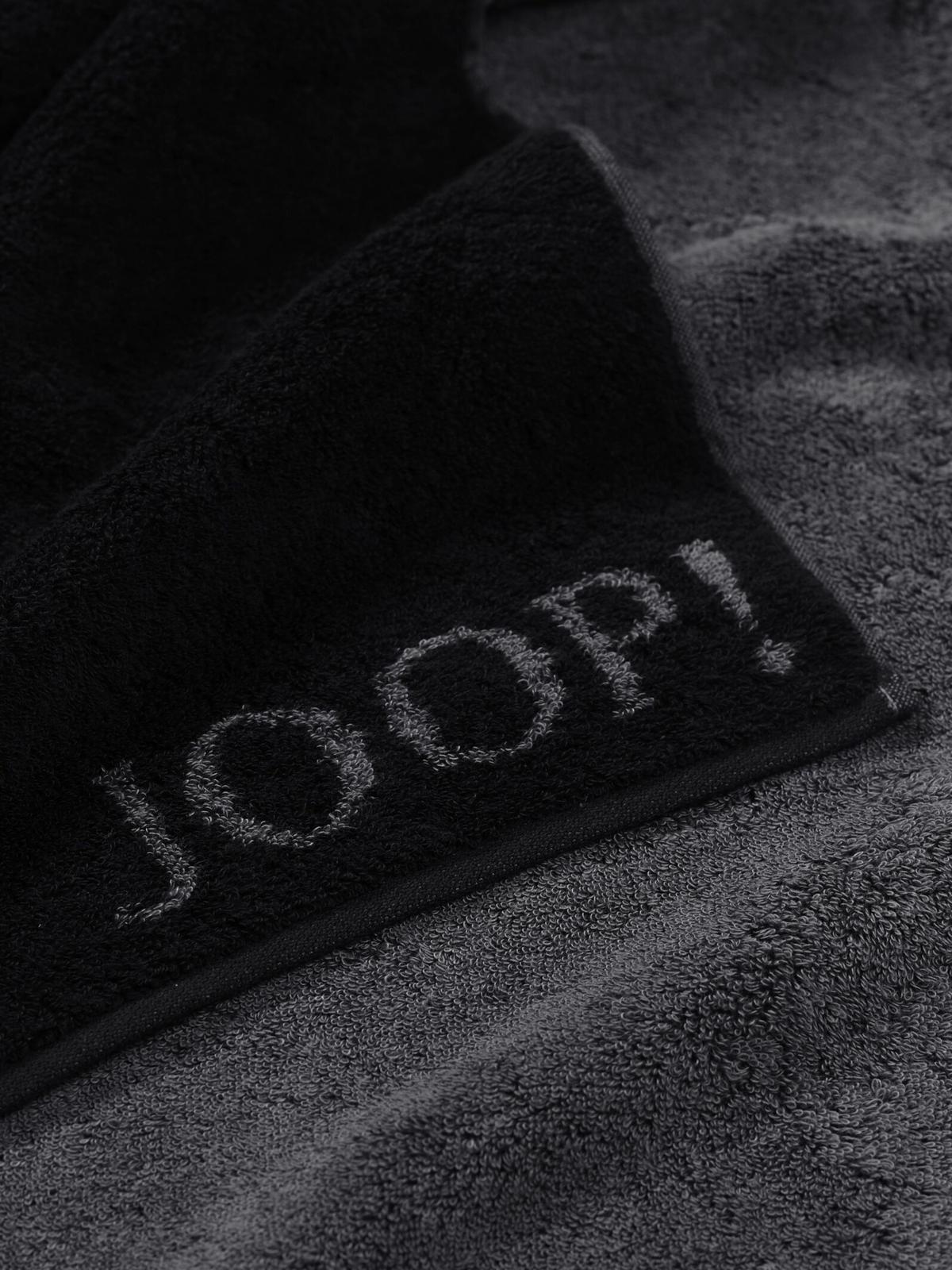 RĘCZNIK JOOP! CLASSIC DOUBLEFACE - czarny, Design, tkanina (50/100cm) - Joop!