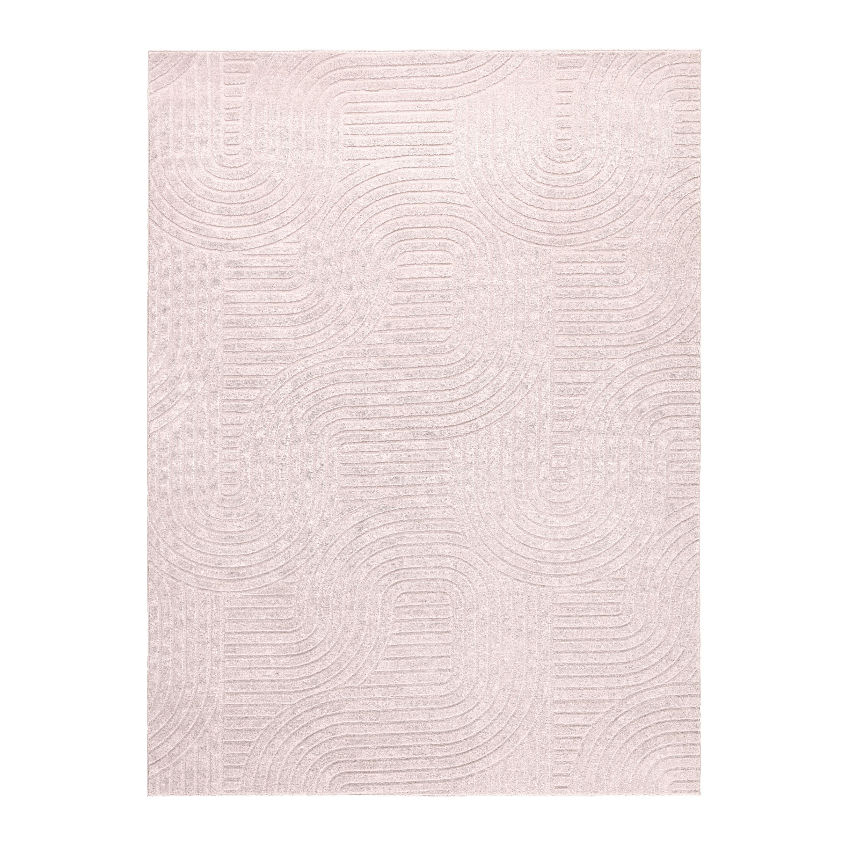 Tkani Tepih 120x160cm Zen Weave - ružičasta, Konvencionalno, tekstil (120/160cm) - Mömax