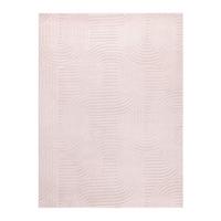 Covor țesut Zen Wave, cca. 160x220cm - roz, Konventionell, textil (160/220cm) - Mömax