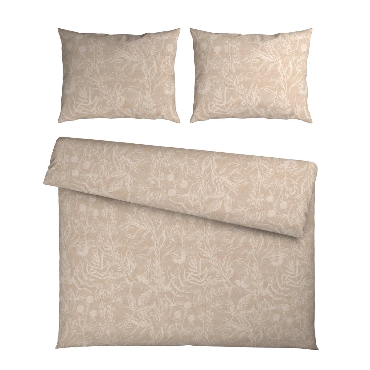 Bettwäsche Tylpur XXL Beige ca. 200x220cm - Beige, Textil (200/220cm) - Mömax