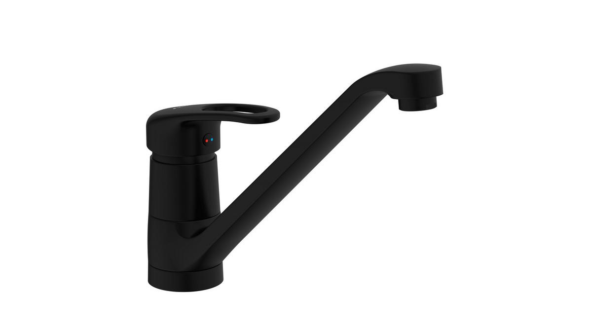 Küchenarmatur Grande in Schwarz matt - Schwarz, Lifestyle, Kunststoff/Metall (5,5/20/27cm) - Schütte