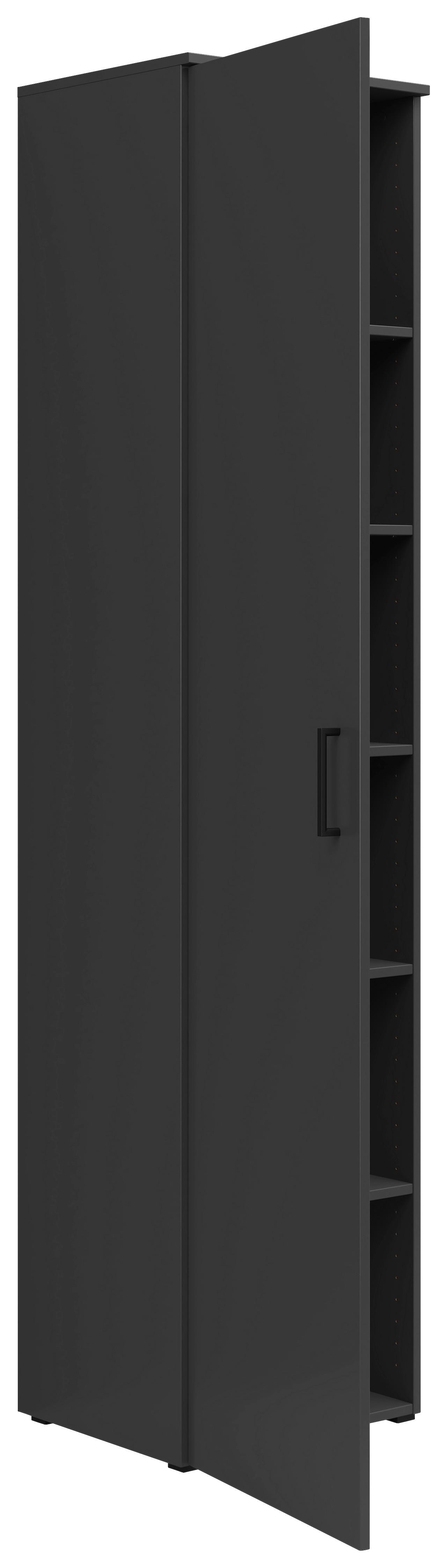 Dulap MULTI - grafit, Modern, material pe bază de lemn (45/195/40cm) - Modern Living