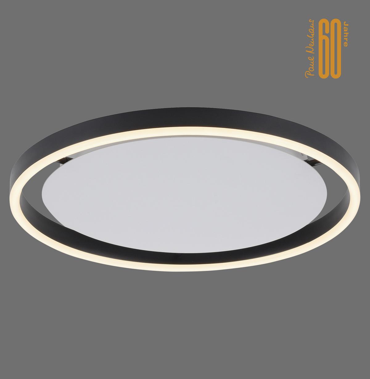 LAMPA SUFITOWA LED 15391-13 RITUS - antracytowy, Trend, tworzywo sztuczne/metal (39,3/5,3cm)