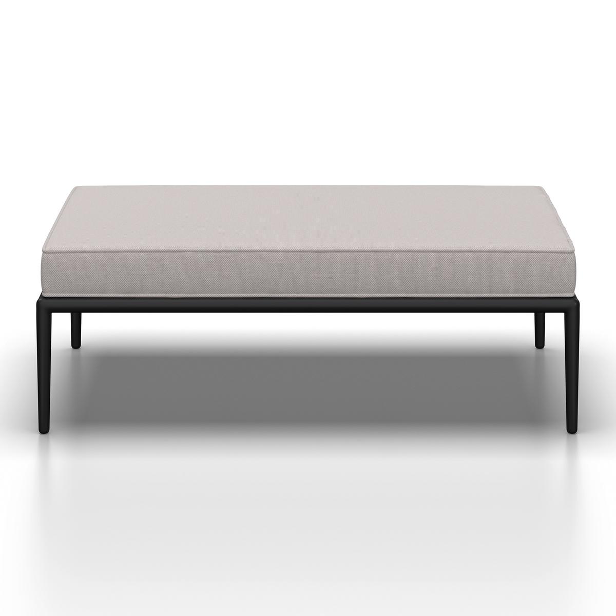 KOMPLET MEBLI TARASOWYCH ENJA - jasnoszary/czarny, Modern, tworzywo sztuczne/metal (104/60/70cm) - Bessagi Garden