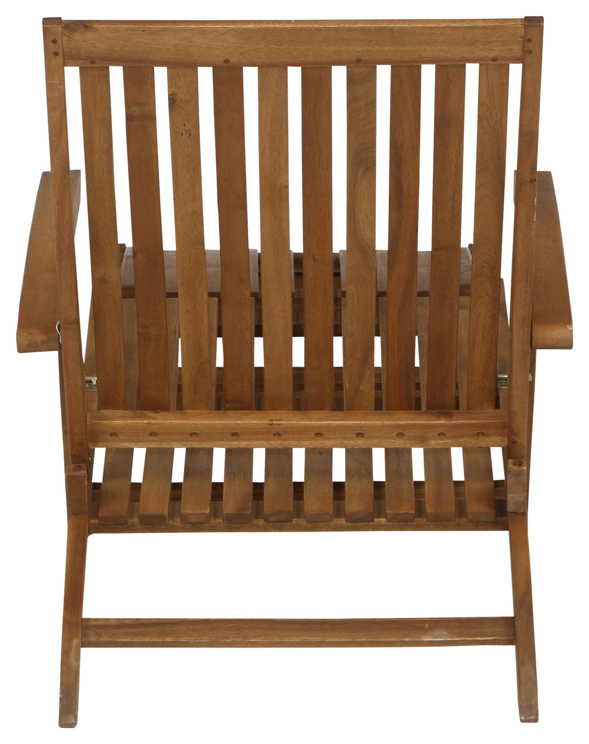 Bäderliege Paleros Echtholz Akazie verstellbar - Akaziefarben, KONVENTIONELL, Holz (60/90/147cm) - Siena Garden