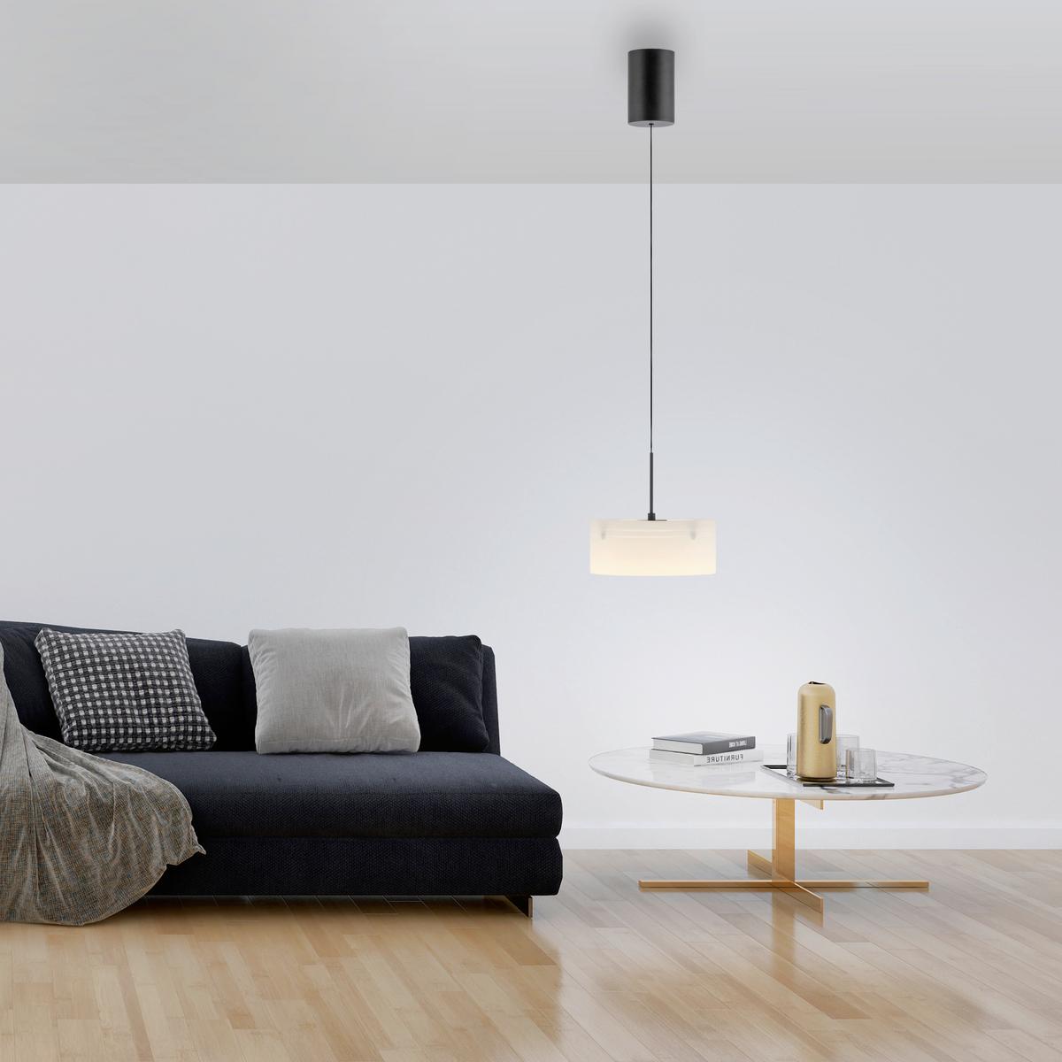 LAMPA WISZĄCA LED 2778-18 MARIKA - czarny, Design, tworzywo sztuczne/metal (20/20/180cm) - Paul Neuhaus