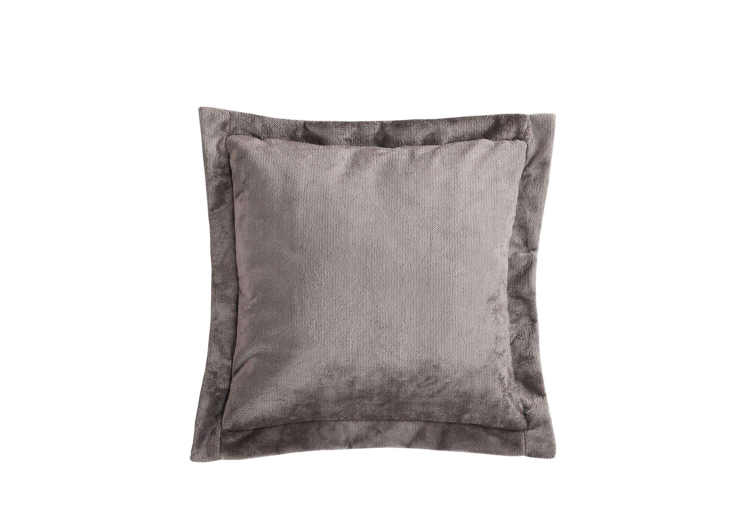 Zierkissen Bonelli Grau ca. 50x50cm - Grau, MODERN, Textil (50/50/5cm) - Mömax