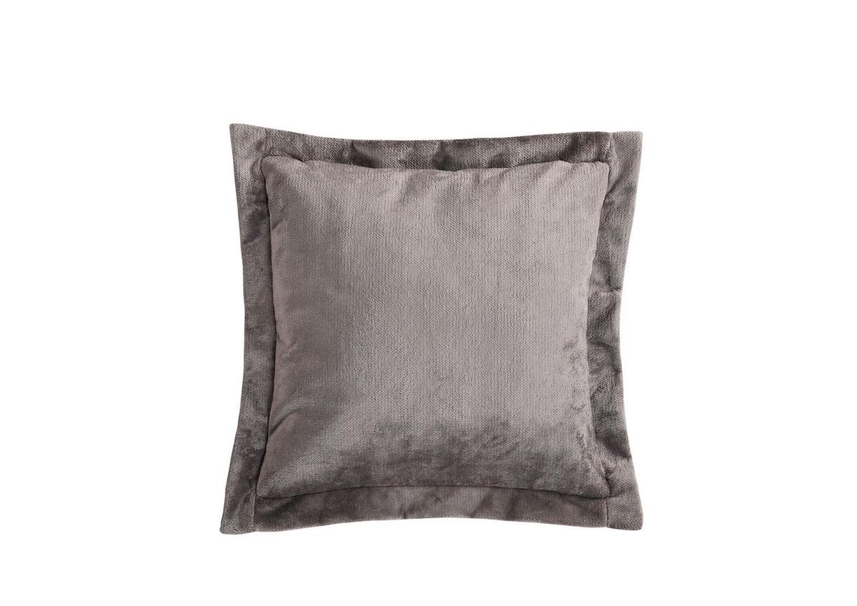 Zierkissen Bonelli Grau ca. 50x50cm - Grau, Modern (50/50/5cm) - Mömax