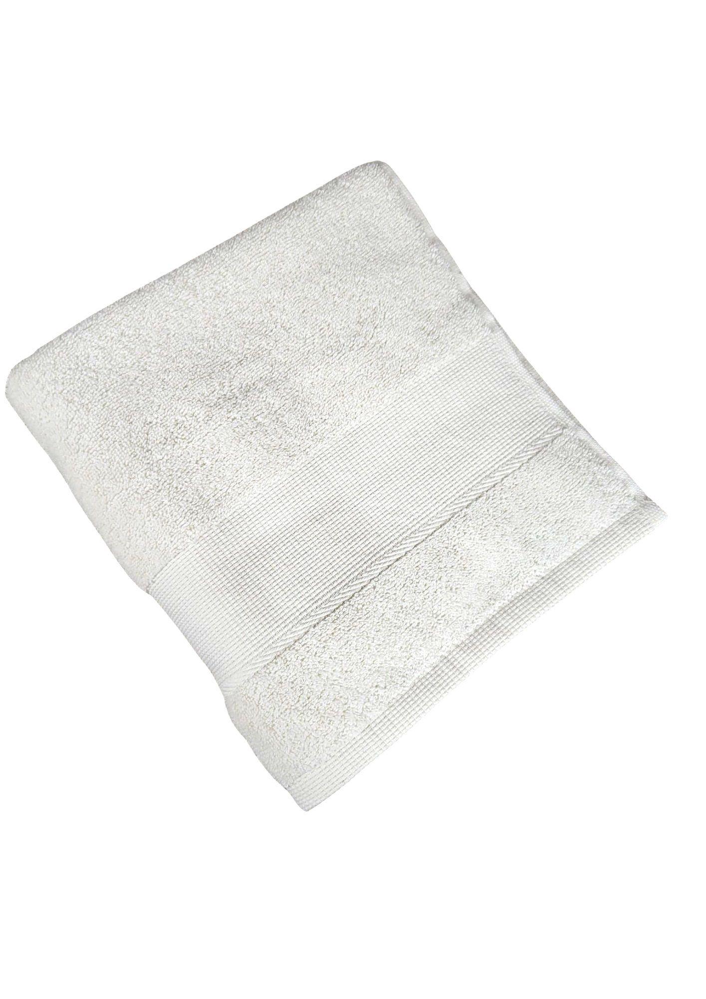 Prosop Ella, cca. 50x100cm - alb, Basics, textil (50/100cm)