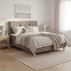 BOXSÄNG MONZA - brun/ekfärgad, Modern, trä/textil (140/200cm) - Bessagi Home