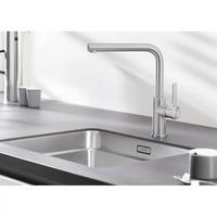 Kuhinjska Armatura Lanora Rh - Moderno, metal - Blanco