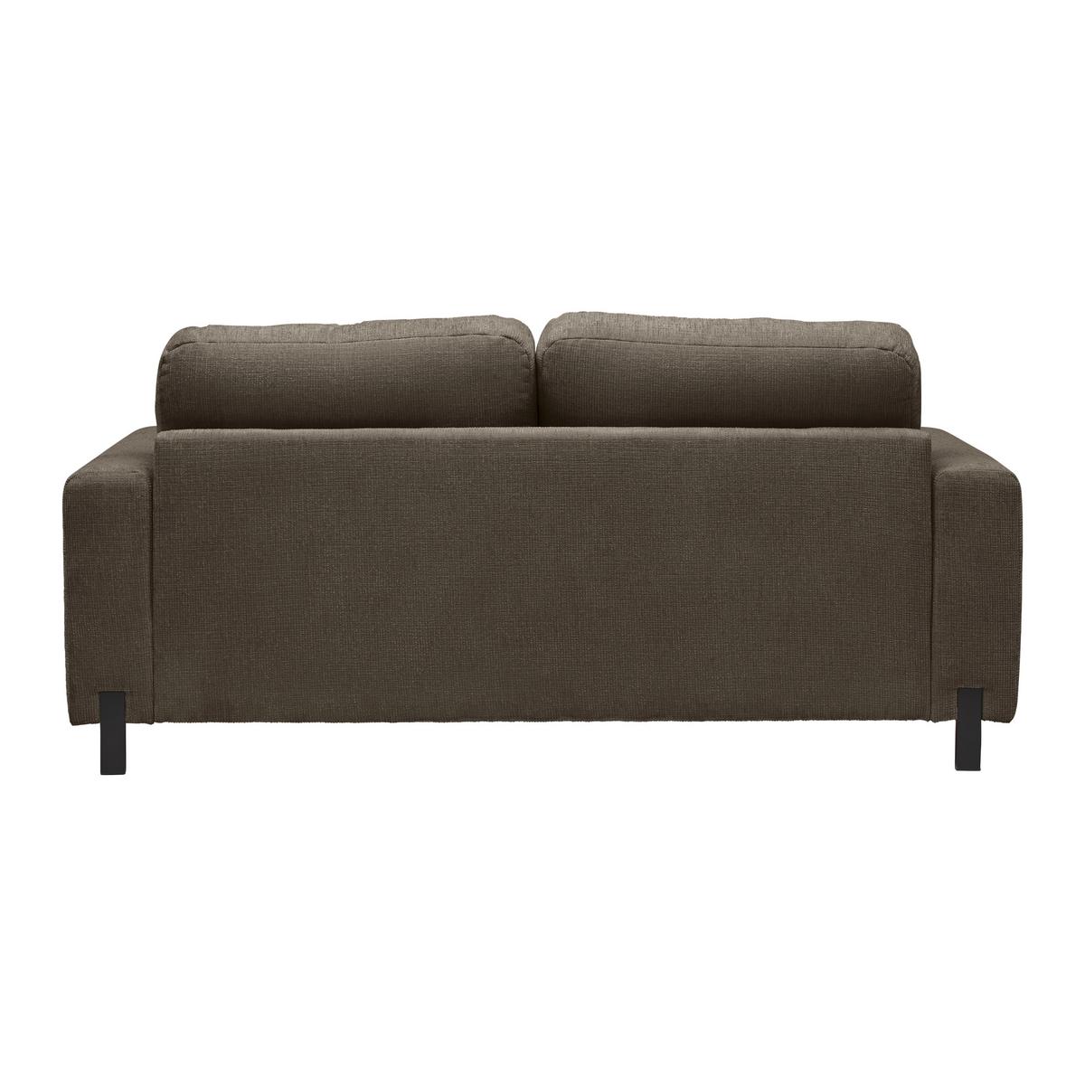 2-Sitzer-Sofa Piega Braun - Schwarz/Braun, MODERN, Textil/Metall (189/66-87/96cm) - Mömax