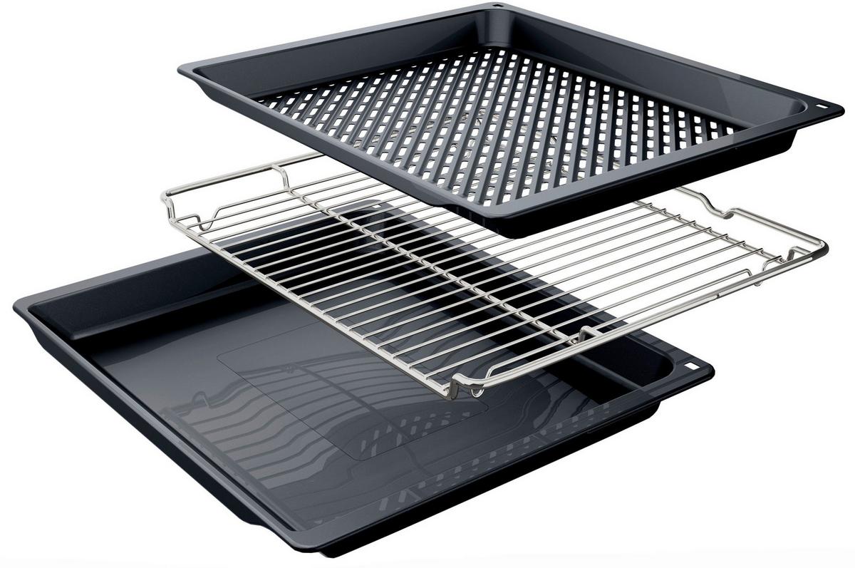 Backofenset 3MIOSH80V Graphitfarben - Graphitfarben, MODERN, Glas/Metall (59,4/59,5/54,8cm) - Neff