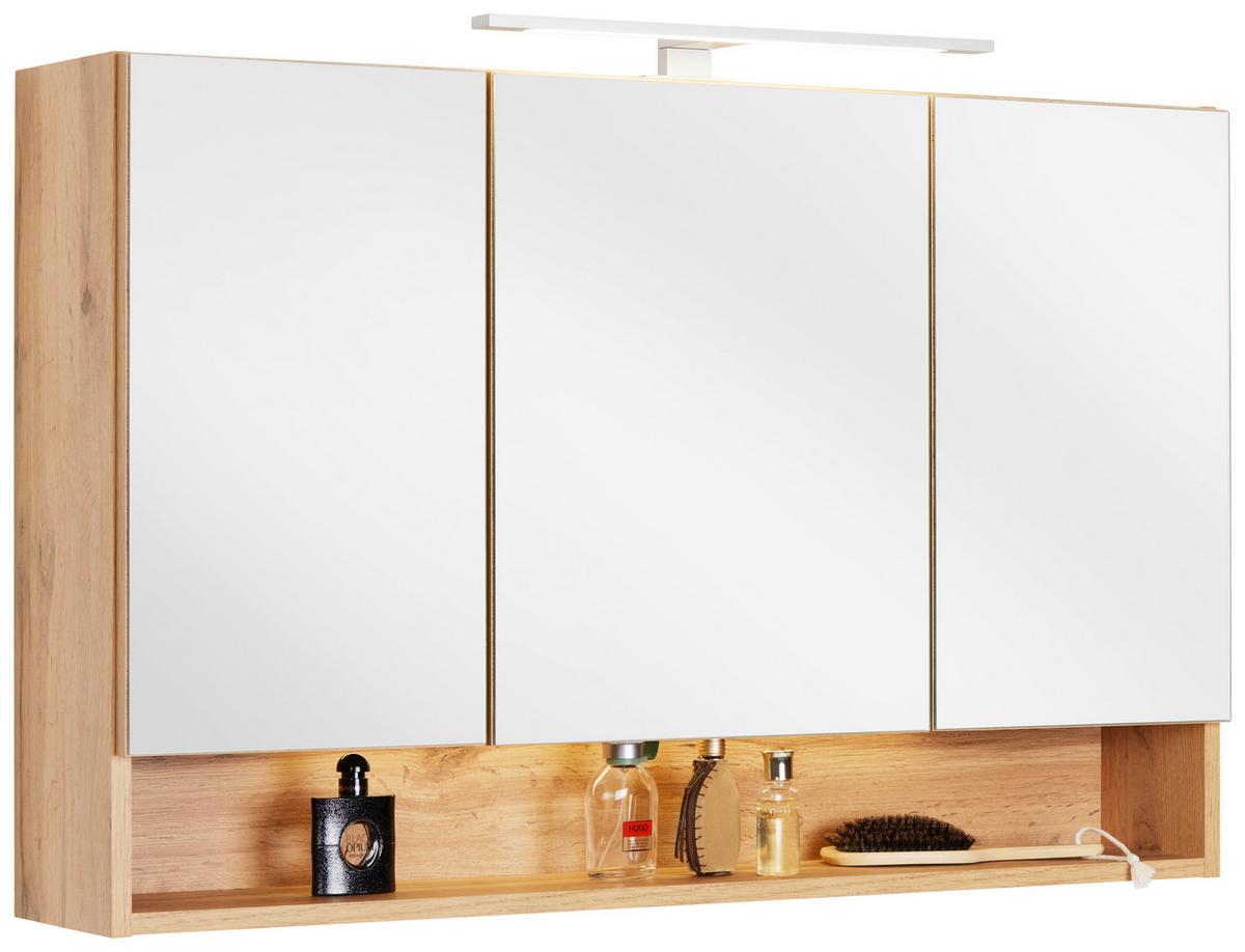 Tükrös Szekrény Sölden - Wotan tölgy, Lifestyle, faalapú anyag (100/64/20cm) - Premium Living