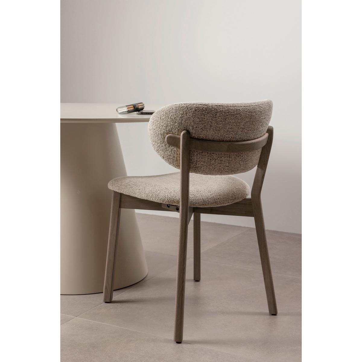 Stuhl-Set Udar 2er-Set Naturfarben - Naturfarben, MODERN, Holz/Textil (51/82/60cm) - Livetastic