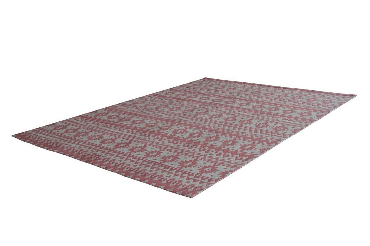 FLACHWEBETEPPICH SUNNY 210 PINK 80CM X 150CM - Pink, Design, Textil (80/150cm) - Kayoom