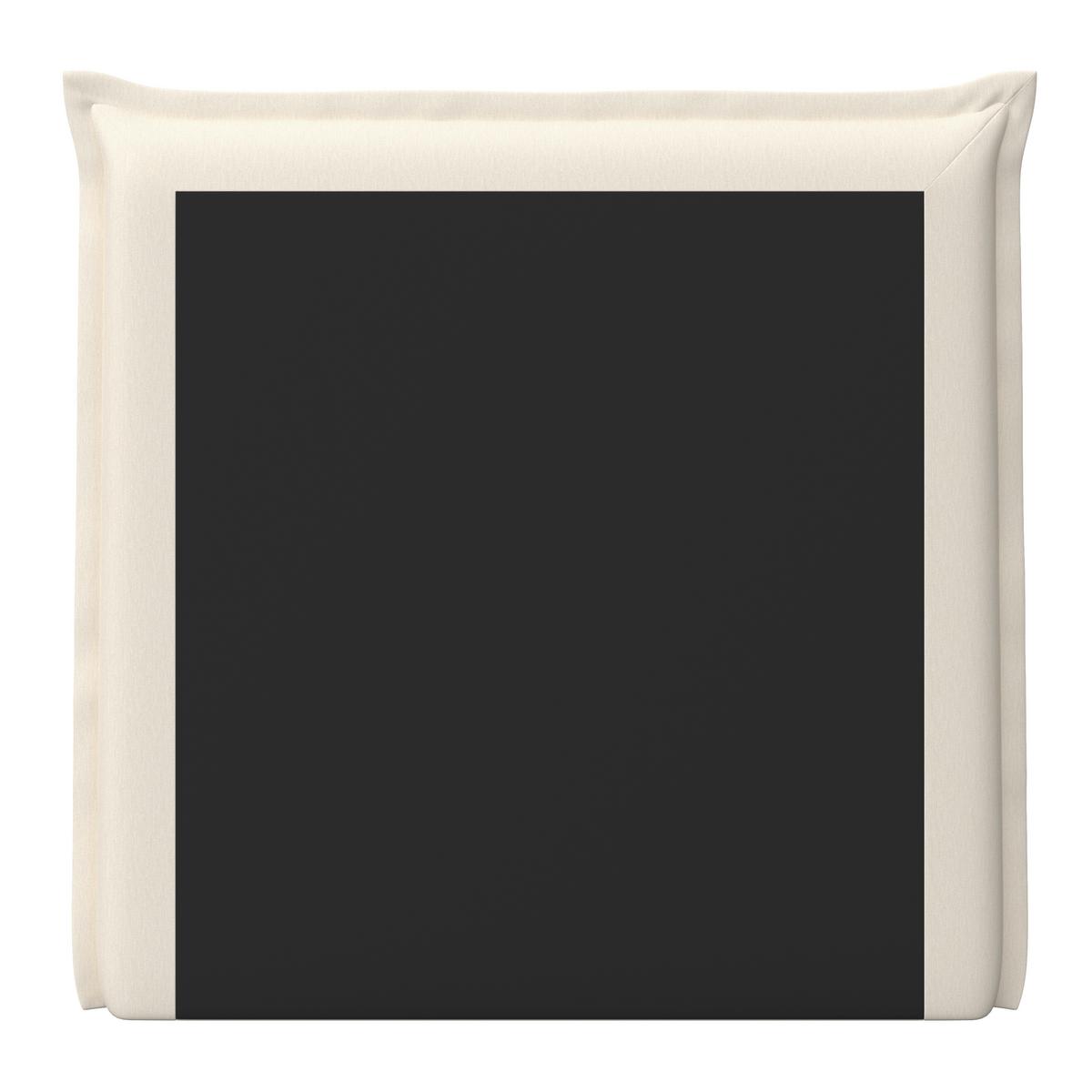 Boxbett Polo ca. 90x200 cm Elfenbein mit Topper - Elfenbein/Schwarz, MODERN, Holz/Kunststoff (90/200cm) - Bessagi Home