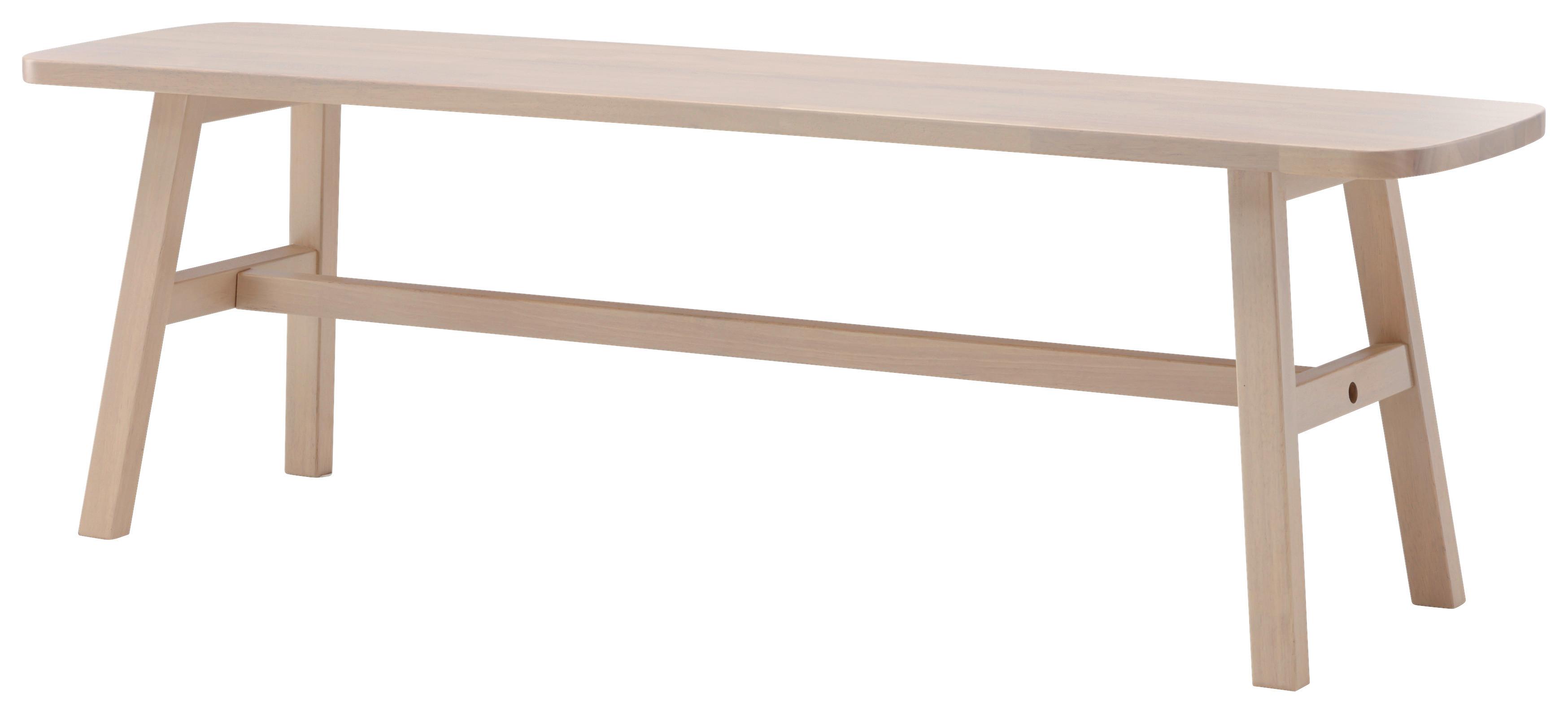 SITZBANK HÄLSÖ - Weiß, Design, Holz (140/45/35cm) - Livetastic