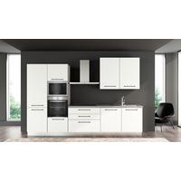 Blok Kuhinja S Aparatima Line 330 - bijela/siva, Konvencionalno, drvo/metal (330/216-240/60cm) - Mömax