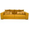 Mega Sofa Rose - boje hrđe/boje senfa, Moderno, tekstil/plastika (262/85/111cm) - Modern Living