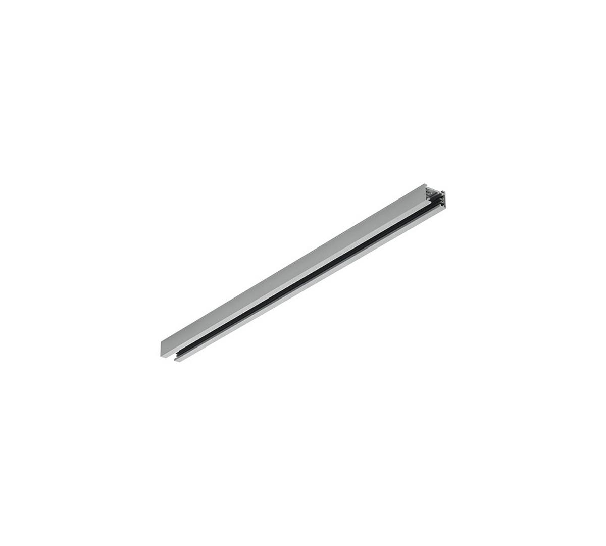 Schienensystem Duoline Track Titanfarben max. 2x600 Watt - Titanfarben, Design, Metall (50/3/2cm) - Trio Leuchten