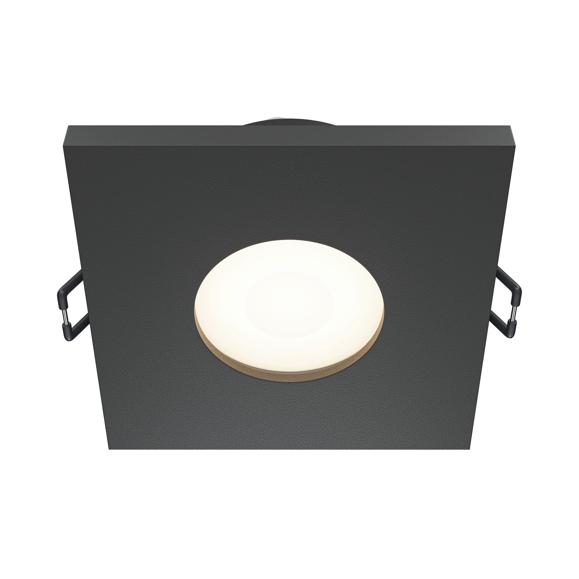 Deckenleuchte Stark Schwarz max. 50 Watt - Schwarz, Trend, Metall (8,4/8,4/2,9cm) - MAYTONI