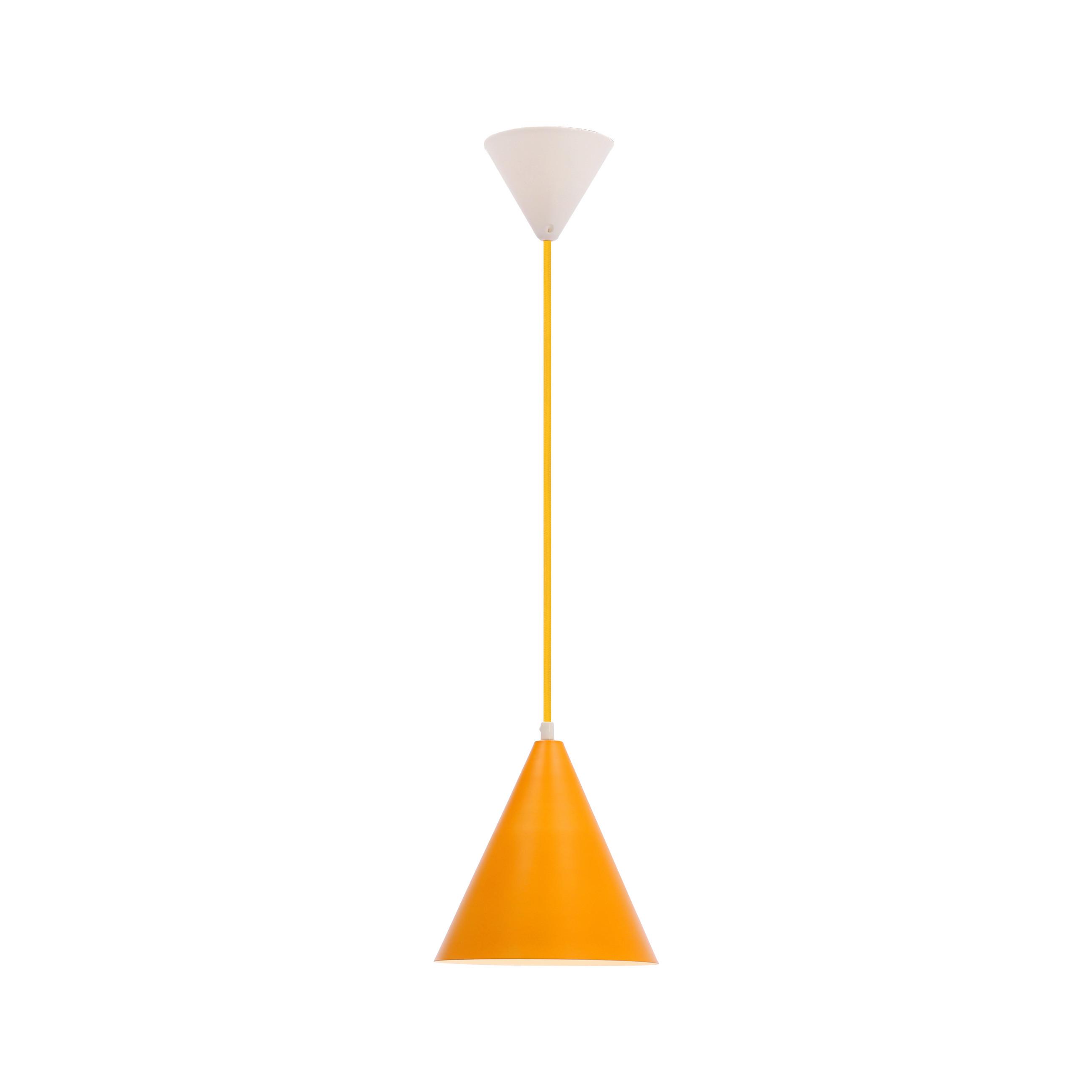 Viseća Svjetiljka Voss - bijela/tamno žuta, Trend, metal (20/20/110cm)