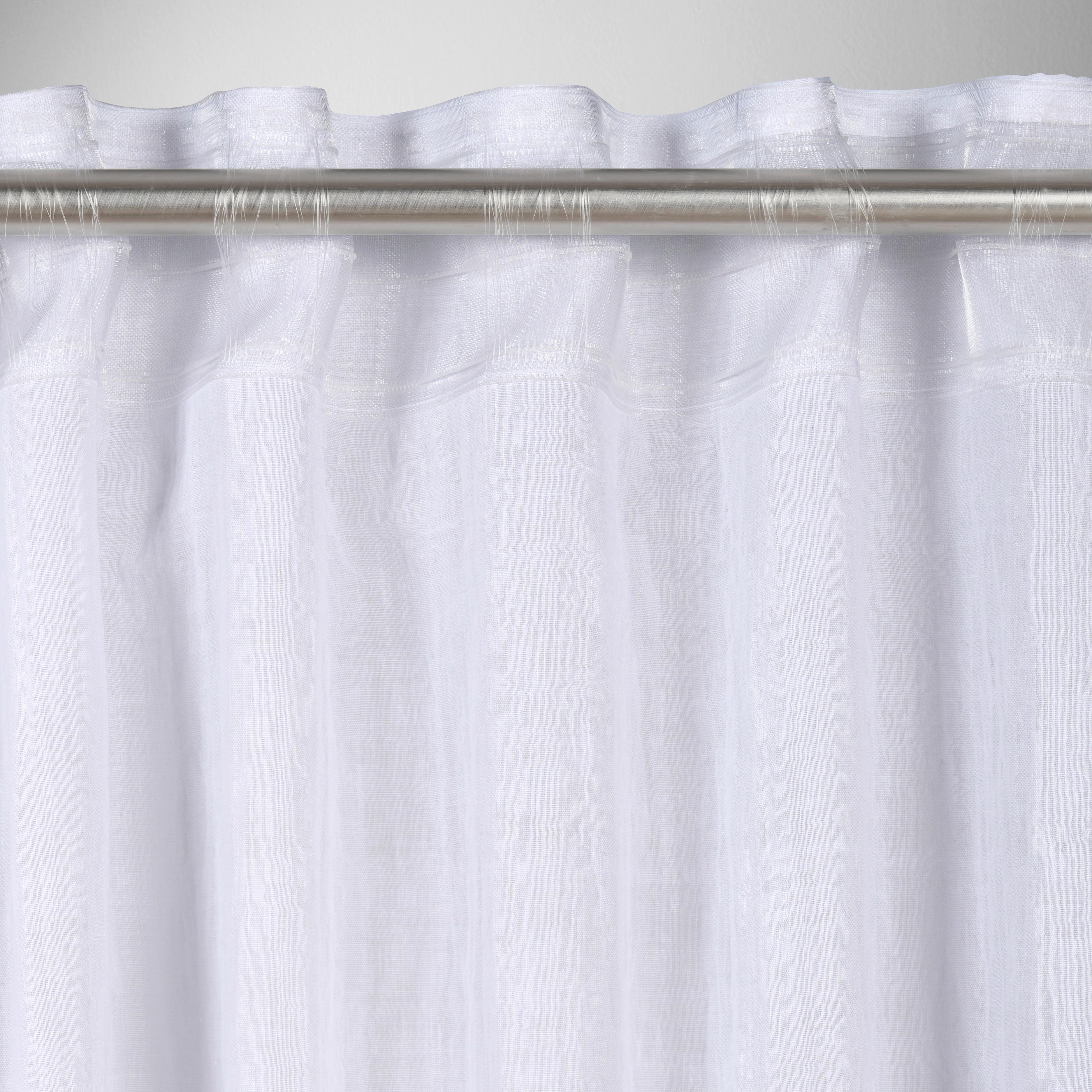 GARDINLÄNGD RAMONA - vit, Modern, textil (135/245cm) - Modern Living