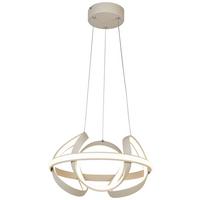 LAMPA WISZĄCA TARA - kolor piaskowy, Trend, tworzywo sztuczne/metal (41,5/120cm) - Collet's Monde