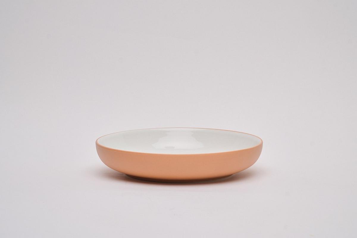 SERWIS OBIADOWO-ŚNIADANIOWY TERRA NOVA - biały/brązowy, Trend, ceramika - Novel