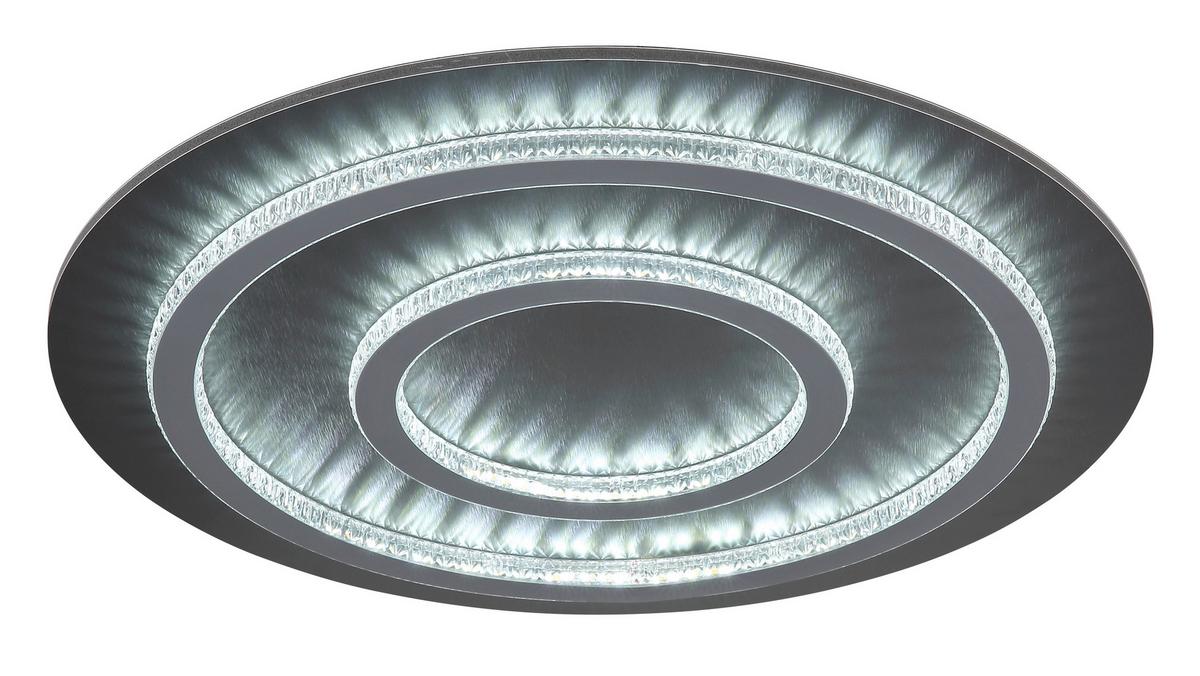 LED-DECKENLEUCHTE 48042-60A  JAYDEN - clair/gris clair, Design, métal/matière synthétique (55/6cm) - Globo