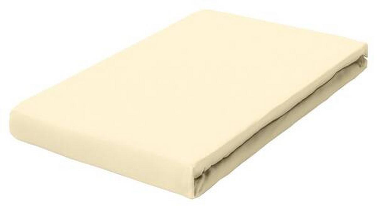 PRZEŚCIERADŁO(GUMKA)/BOXSPRING PURE BOXSPRING - jasnożółty, Basics, tkanina (180-200/200-220cm) - Schlafgut