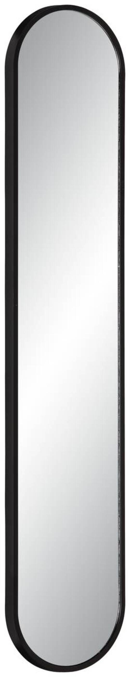 Spiegel in Schwarz - Schwarz, MODERN, Glas/Kunststoff (20/101cm) - Mömax
