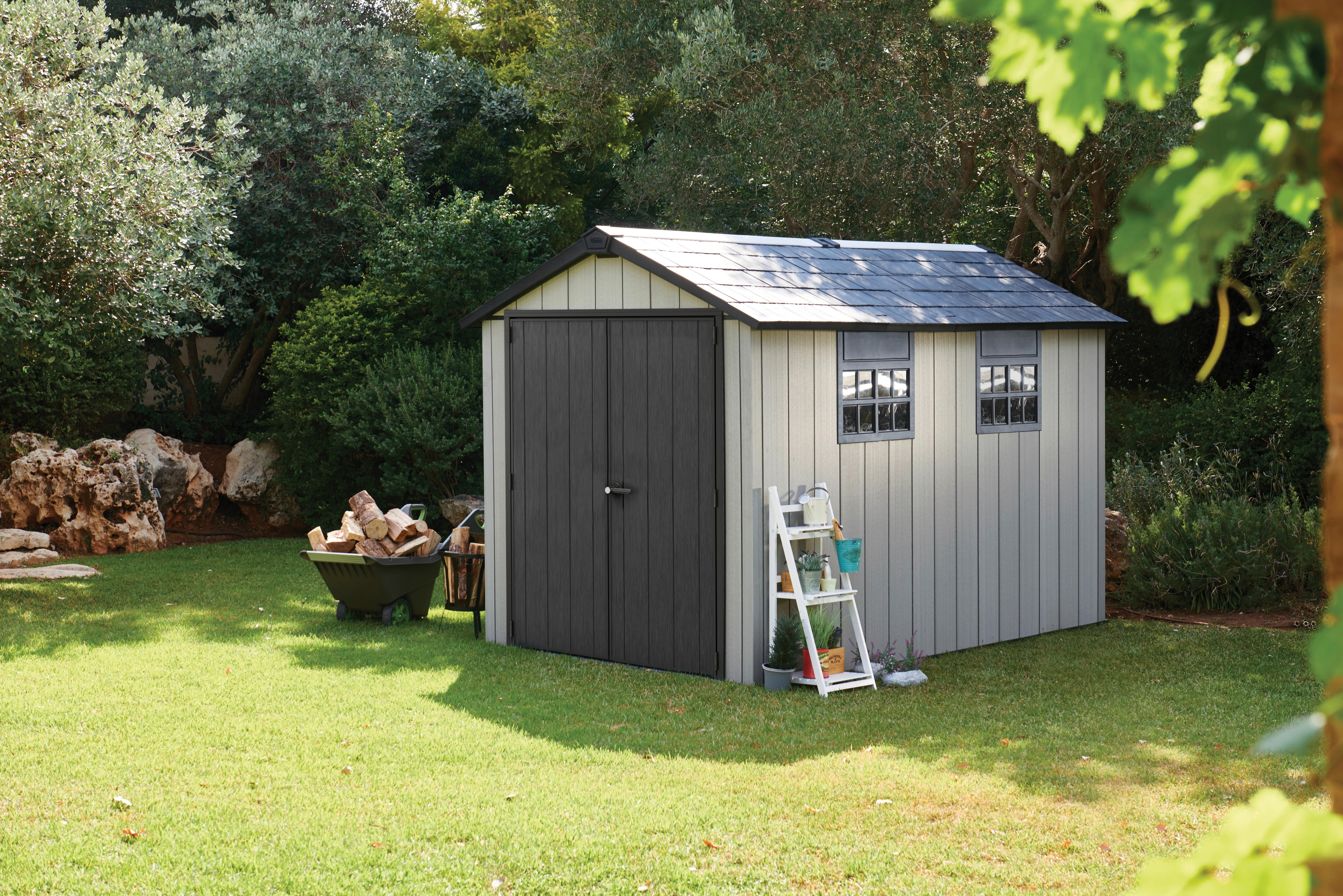 Садовый сарай. 5х2. Хозблок с дровником 5 на 2. Хозблок woodlook. Хозблок 2 на 2.