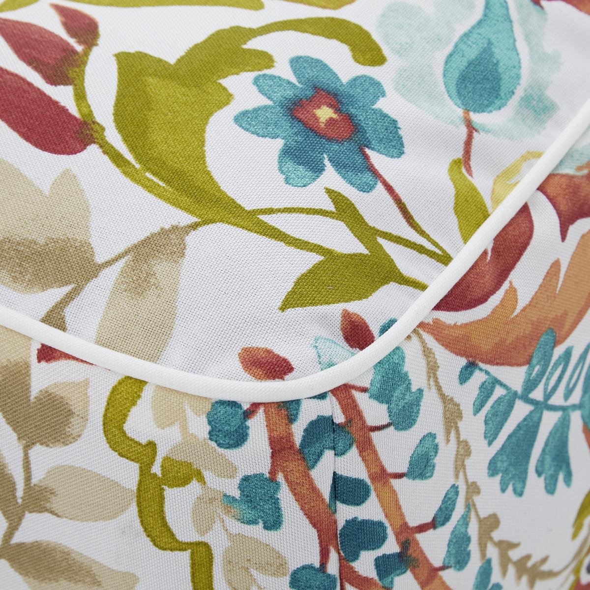 Pouf Cassy Multicolor ca. 60x23 cm - Multicolor, MODERN, Textil (60/23/60cm) - Bessagi Garden