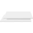 Einlegeboden Weiß, 2er Set - Weiß, KONVENTIONELL, Holzwerkstoff (83/2,2/48cm) - Premium Living