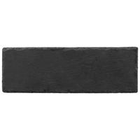 Servierplatte Stoney in Schwarz - Schwarz, MODERN, Kunststoff/Stein (30/10/0,7cm) - Zandiara