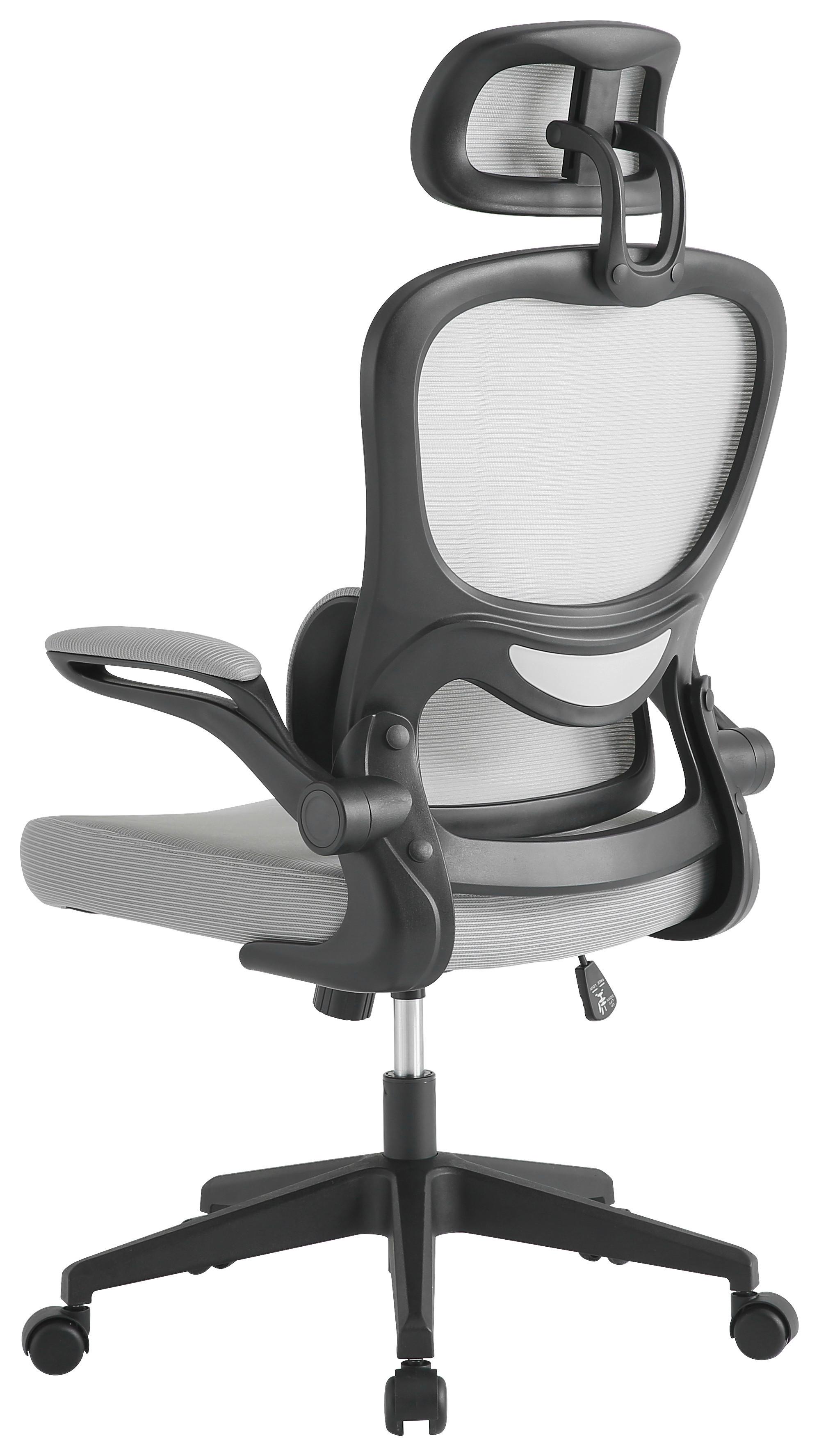Uredska Stolica Galaxy - siva/crna, Moderno, drvo/metal (63/117-127/69cm) - Modern Living