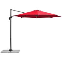 Ampelschirm Rhodos ca. 352x244 x300 cm Rot - Anthrazit/Rot, Basics, Textil/Metall (352/244/300cm) - Schneider