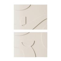 Akustikpaneel Milla Beige - Beige, Textil (60/90cm) - Based