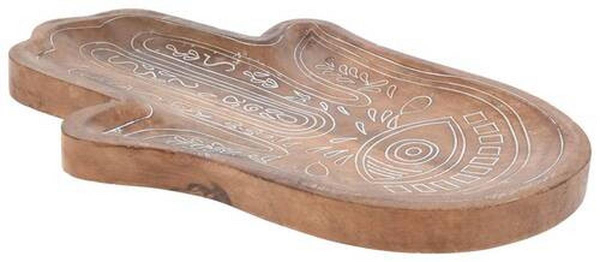 Dekorativna Zdjela Emilia - prirodne boje, Moderno, drvo (20/29/2cm) - Modern Living