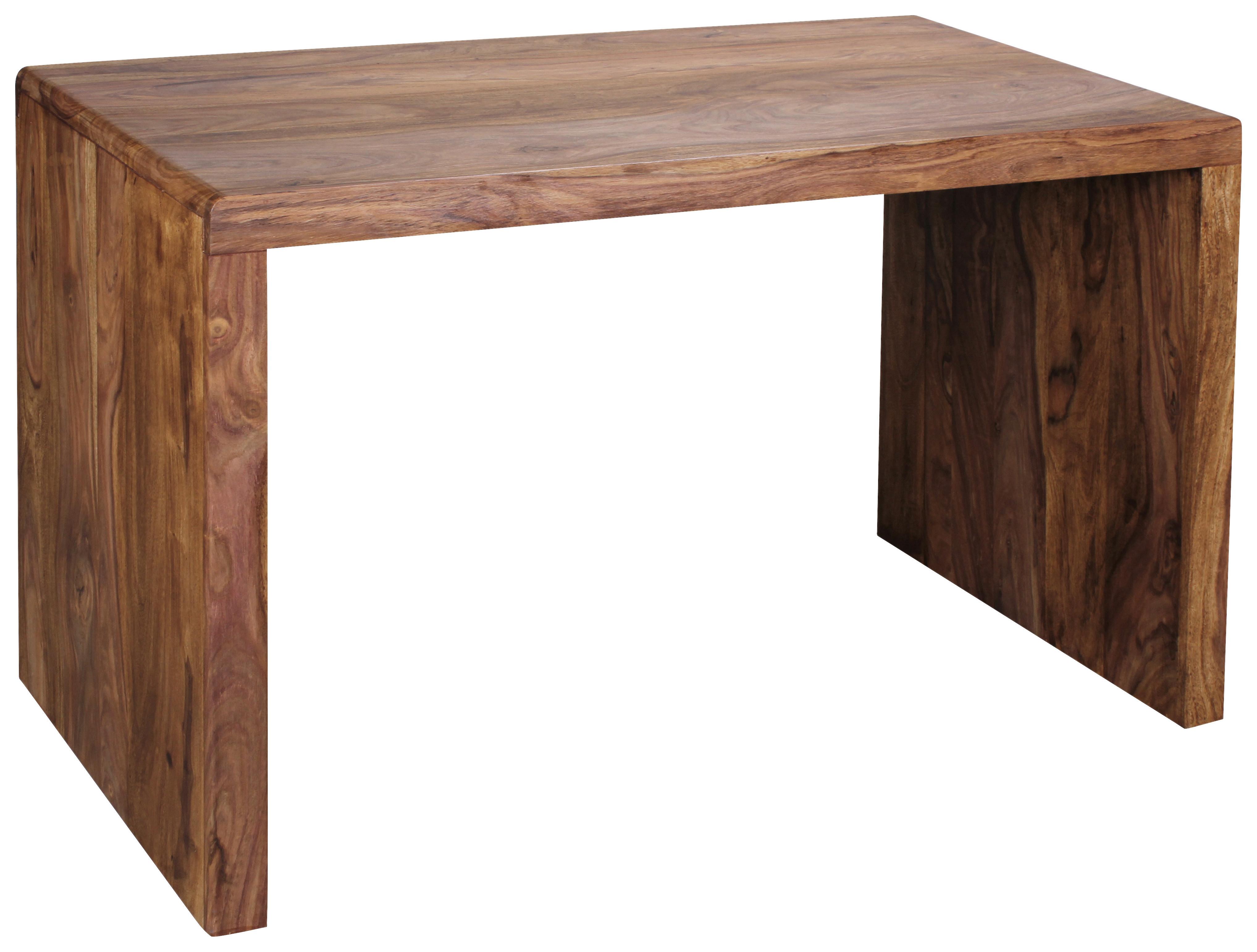 Pisalna Miza Mumbai, Pravi Les, 120x60cm - barve indijskega rožnega lesa, Design, les (120/60/76cm) - MID.YOU