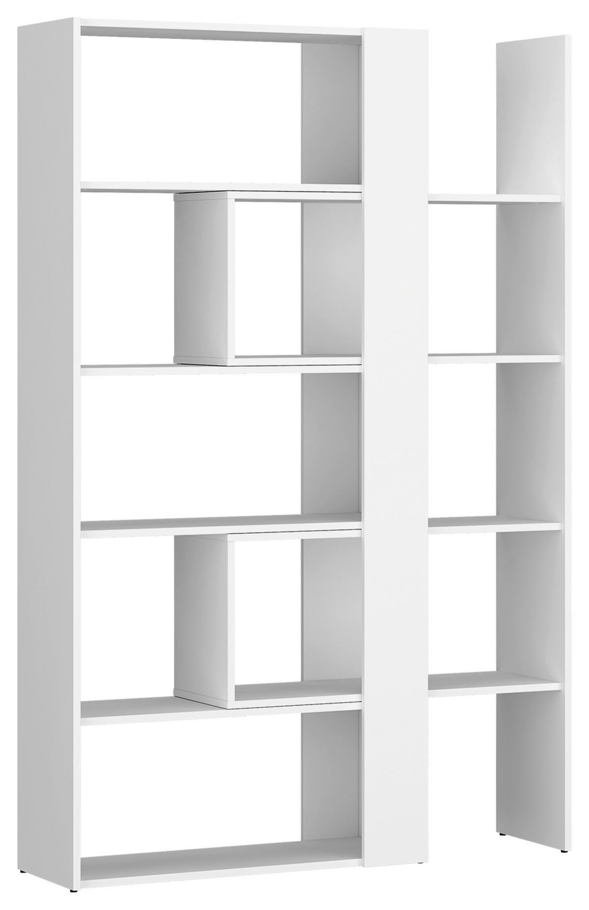 Etajeră MOTUS - alb, Modern, material pe bază de lemn (82-146/180/35cm) - Modern Living