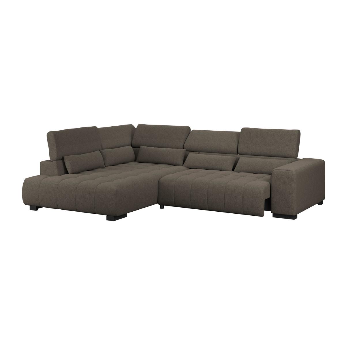 Coltar MATERA - maro închis, Trend, textil (226/311cm)