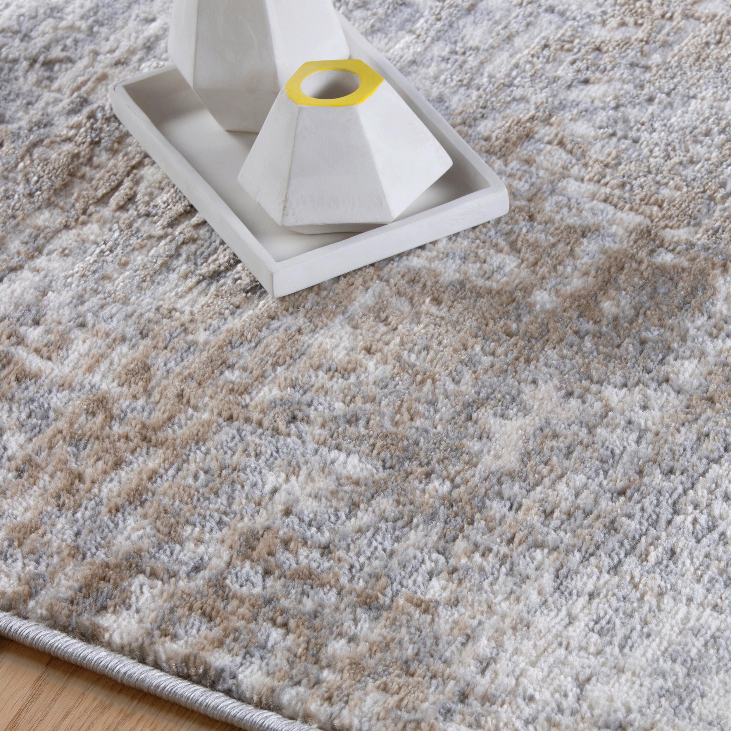 Webteppich My Salsa Taupe ca. 160x230cm - Taupe, Design, Textil (160/230cm) - Obsession