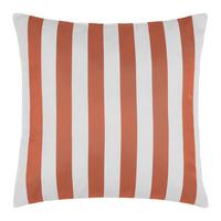 Outdoor-Kissen Amore Streif Orange/Weiß ca. 45x45cm - Orange/Weiß, Textil (45/45cm) - Mömax