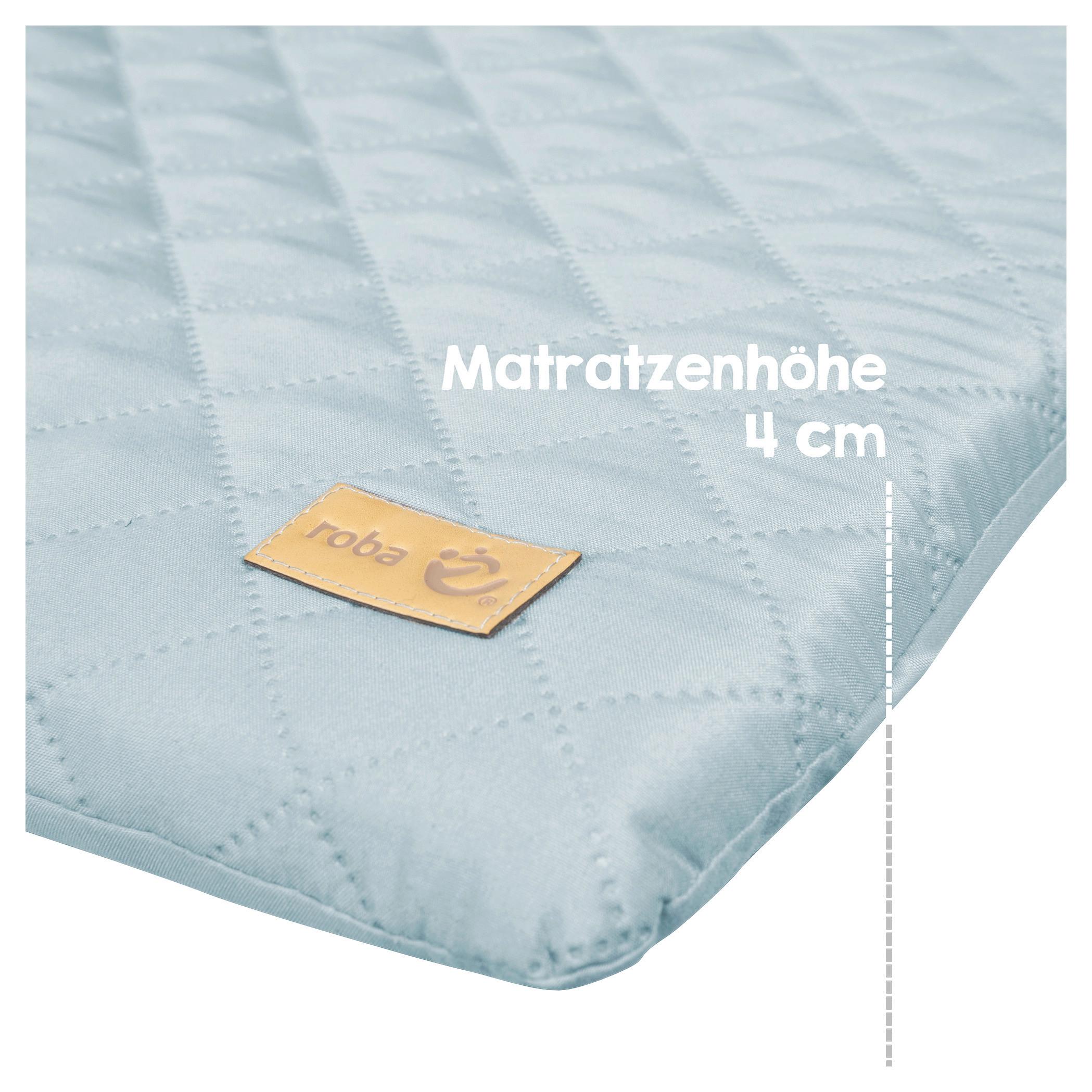 Wickelauflage Bear Blau ca. 85x75cm - Hellblau, KONVENTIONELL, Textil (85/4/75cm) - Roba